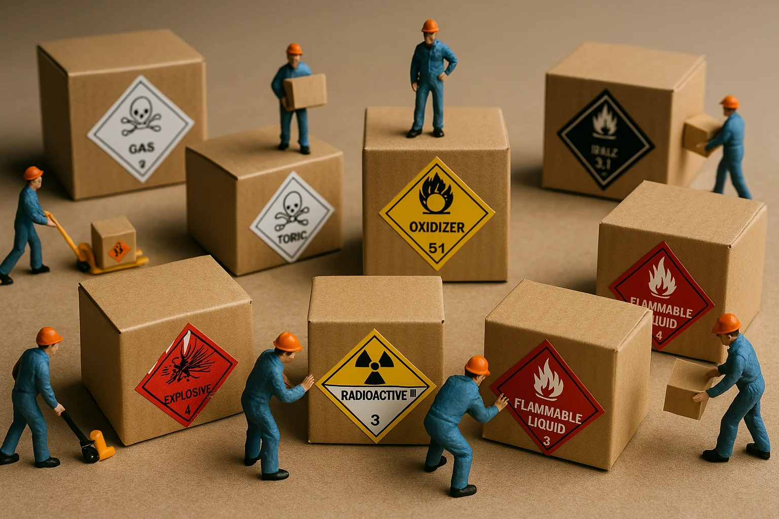 Workers in an industrial environment