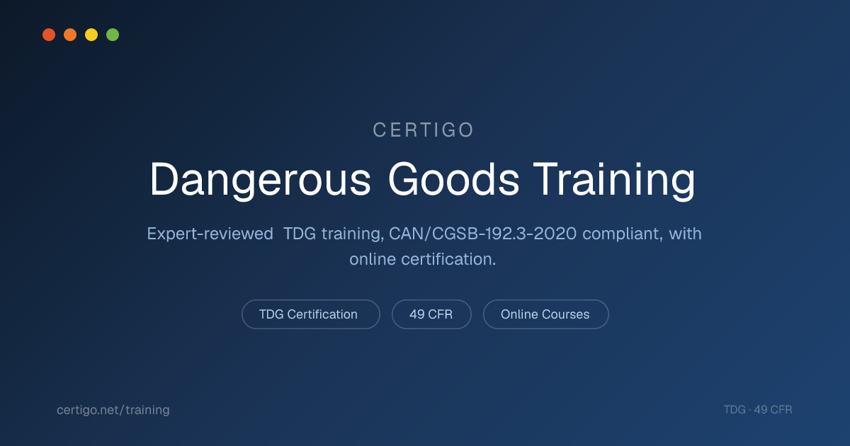 Training Courses | Certigo | Certigo